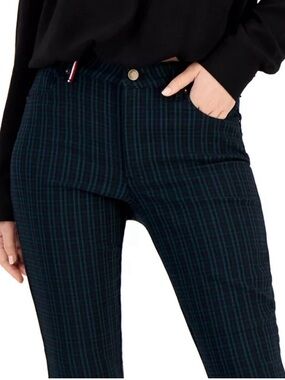 Women’s Tommy Hilfiger Tribeca stretch premium skinny patterned pants, size 8.